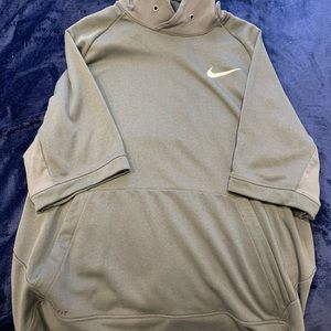 Nike short sleeve hoodie